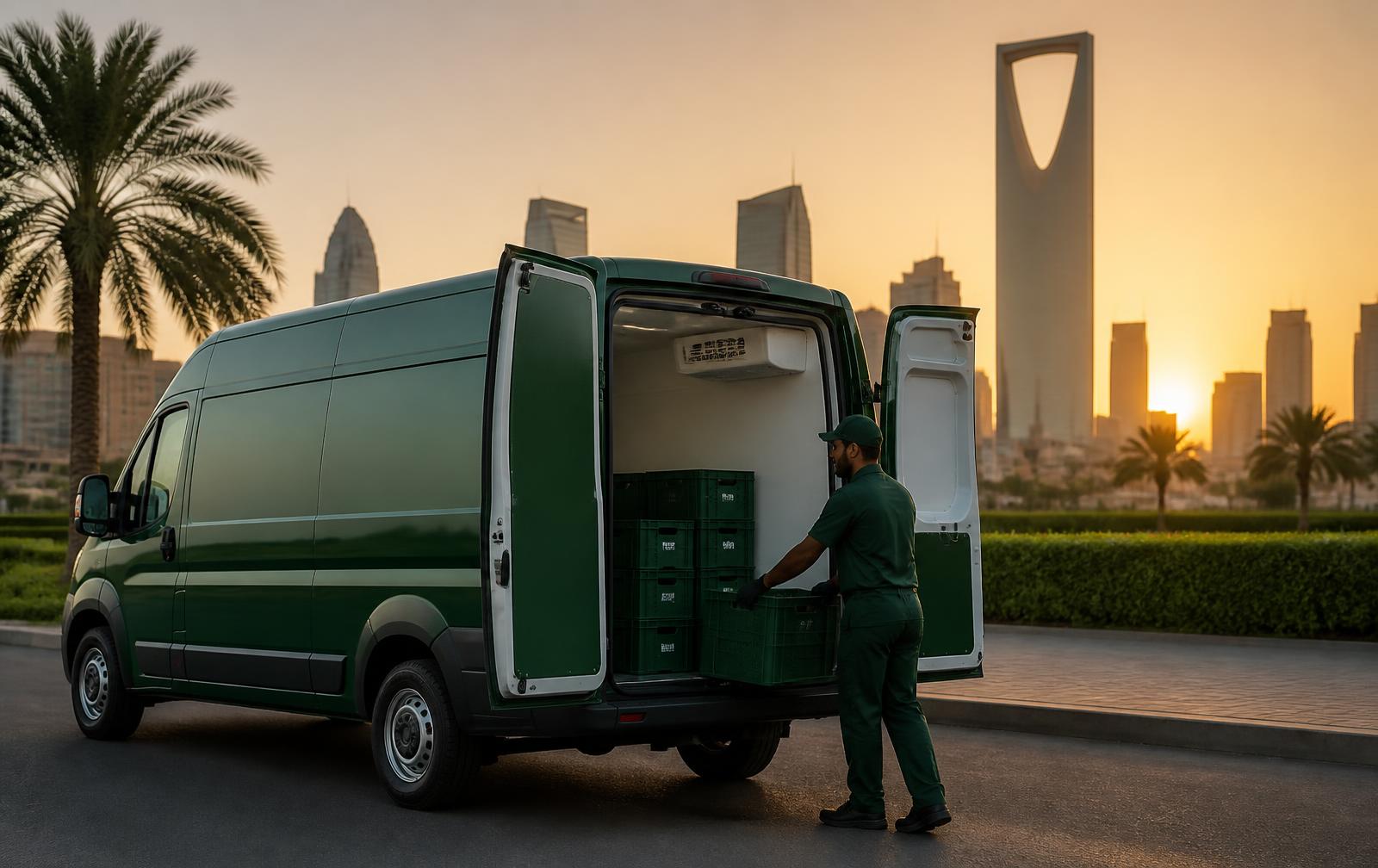 فان مبرد لتوصيل المنتجات الطازجة في الرياض